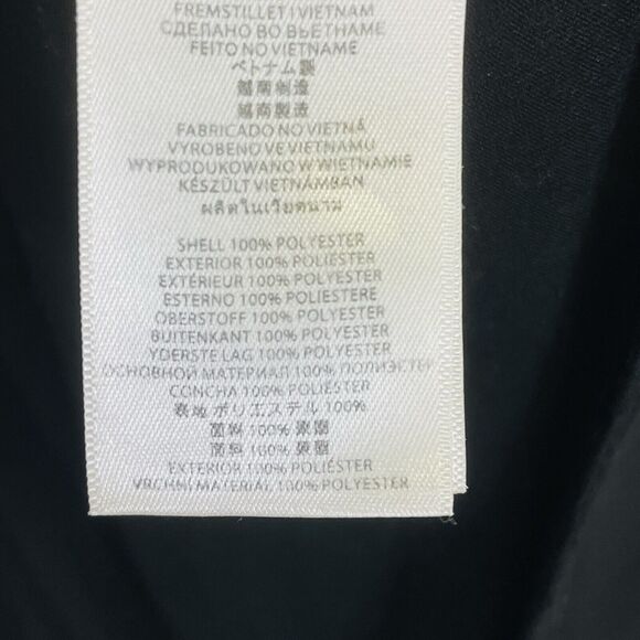 Michael Kors Black Sheer Chiffon Lined Long Sleeve Roll Tab Top Shirt Womens 6 - Picture 6 of 6